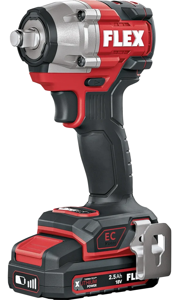 Kompaktní aku-rázový utahovák 18 V, IW 1/2" 400 18.0-EC C, FLEX