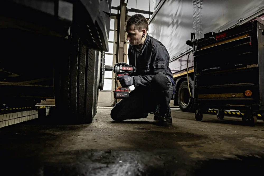 Aku-rázový utahovák 18 V s dlouhou životností, IW 3/4" 1600 18-EC C, FLEX