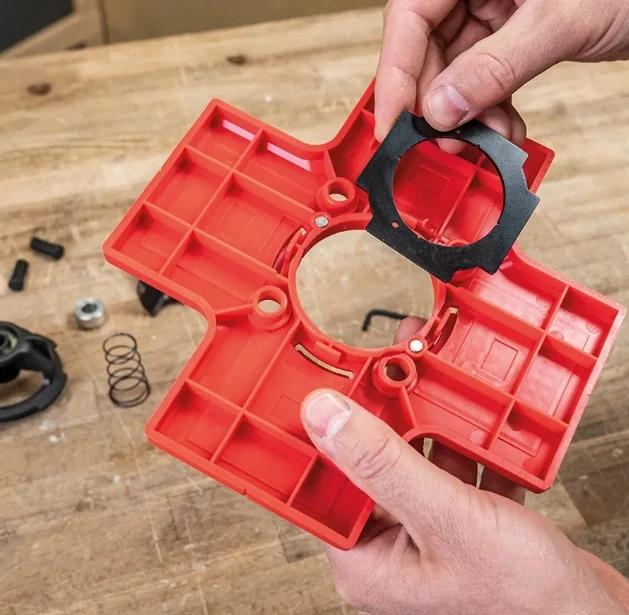 Šablona pro vrtání misek pantů, VP-CHJ, IGM 