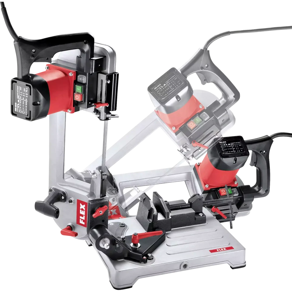 Pásová pila na kov s výkyvným pilovým ramenem, SBG 4910, FLEX