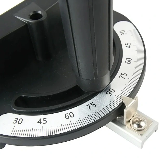 Duralové úhlové pravítko pro stroje s T-drážkou, STP-1001, IGM 