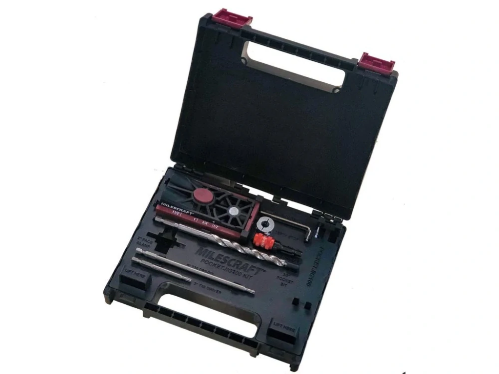 Přípravek pro kapsové spoje, Milescraft, PocketJig200t SET, M1325