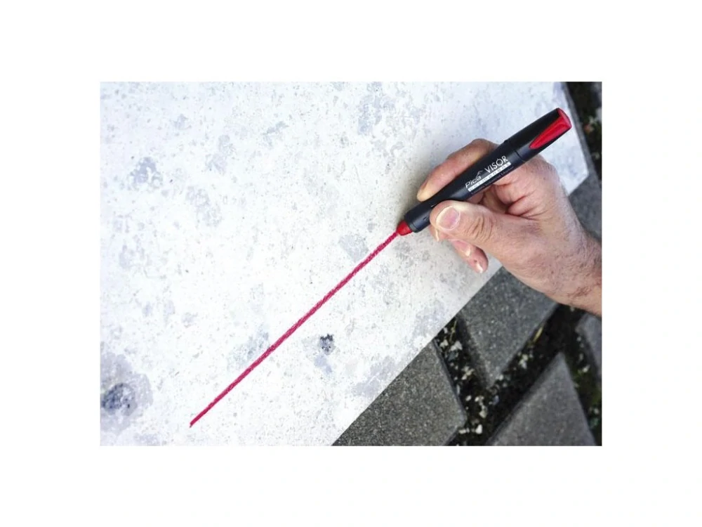 Pica Visor Permanent – průmyslový značkovač s výměnnými náplněmi, Barva černá, 99046, Pica