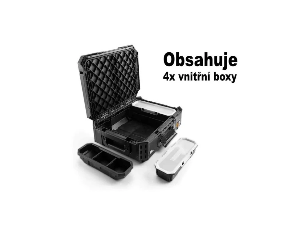 Sada 3 ks pojízdných boxů na nářadí, TB-B1S3-B-70R, Toughbuilt StackTech®