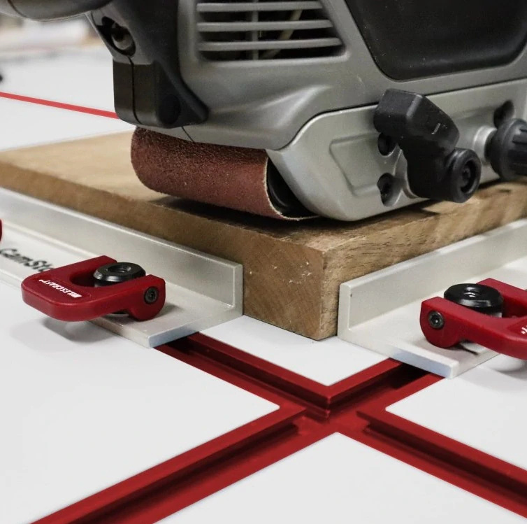 T-Trax - CamStops - flexibilní, otočné dorazy do T-drážky, Milescraft, M4032