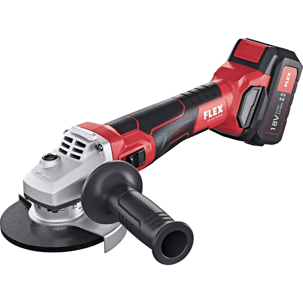 Aku-úhlová bruska s brzdou 18,0 V, 125 mm, LB 125 18.0-EC/5.0 Set, FLEX