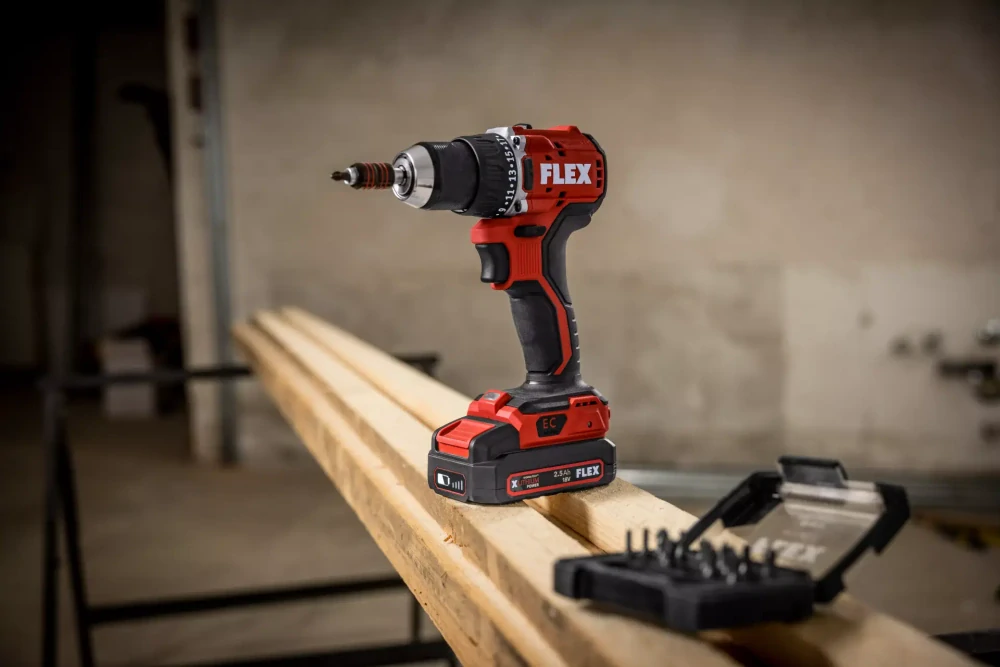 Aku-šroubovák 18 V, 2-rychlostní, DD 2G 18.0-EC LD/2.5 Set, FLEX