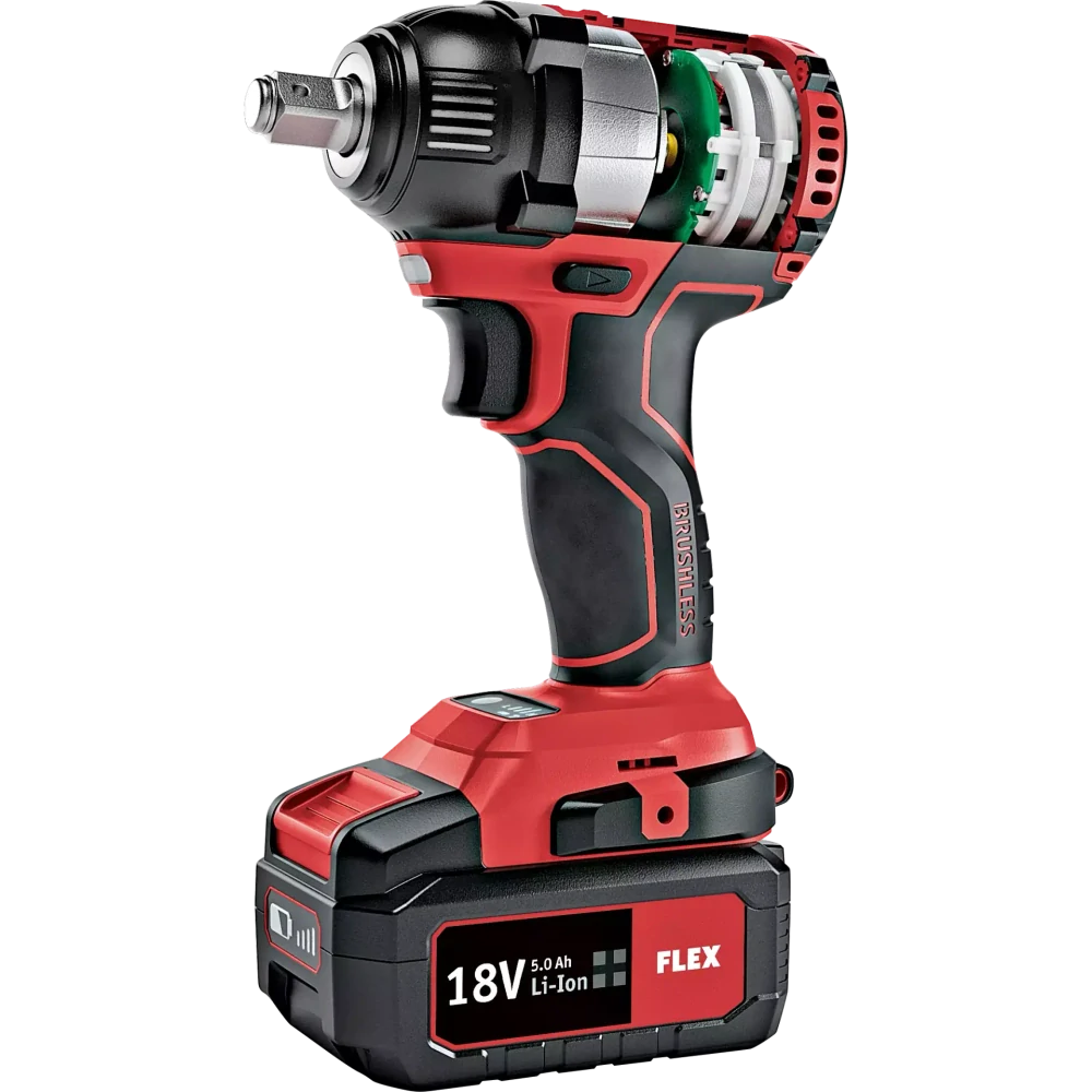 Aku-rázový utahovák 18,0 V, IW 1/2" 18.0-EC, FLEX