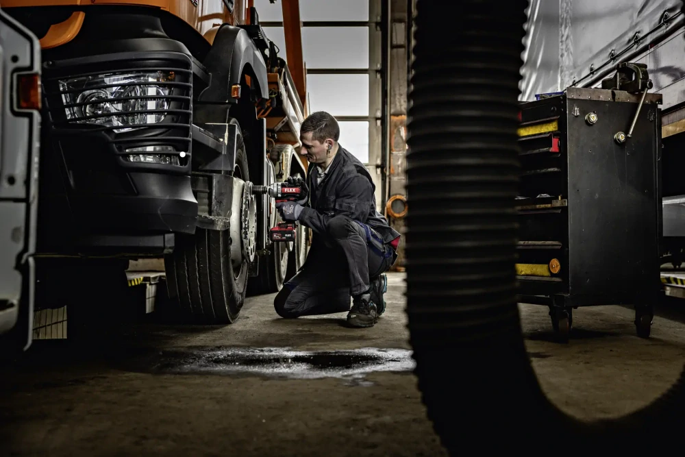 Aku-rázový utahovák 18 V s dlouhou životností, IW 3/4" 1600 18-EC C, FLEX