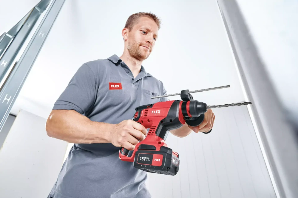 Kombinované aku-vrtací kladivo 18,0 V, CHE 18.0-EC, FLEX