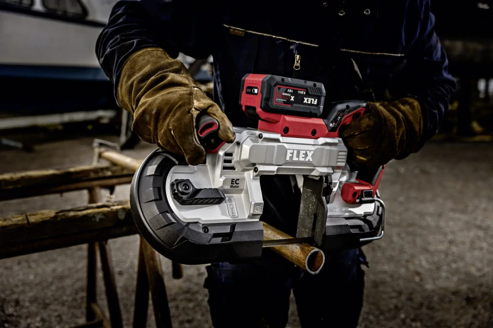 Aku-pásová pila 18 V, SBE 127 18-EC, FLEX