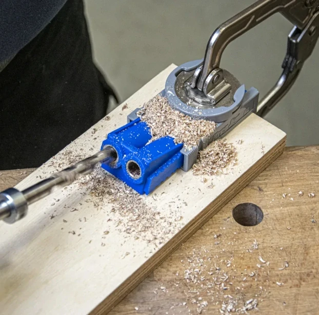 Svrtávací přípravek na skryté šroubové spoje R3, R3-INT, Kreg 