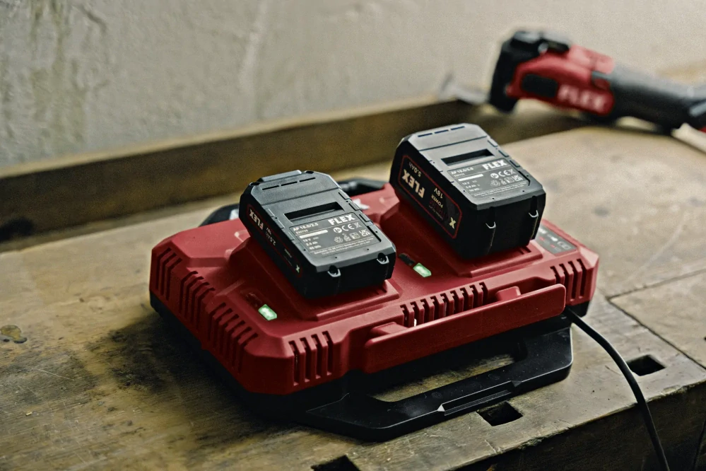 Dvojitá rychlonabíječka 12/18 V, CA SP 2x 12/18, FLEX