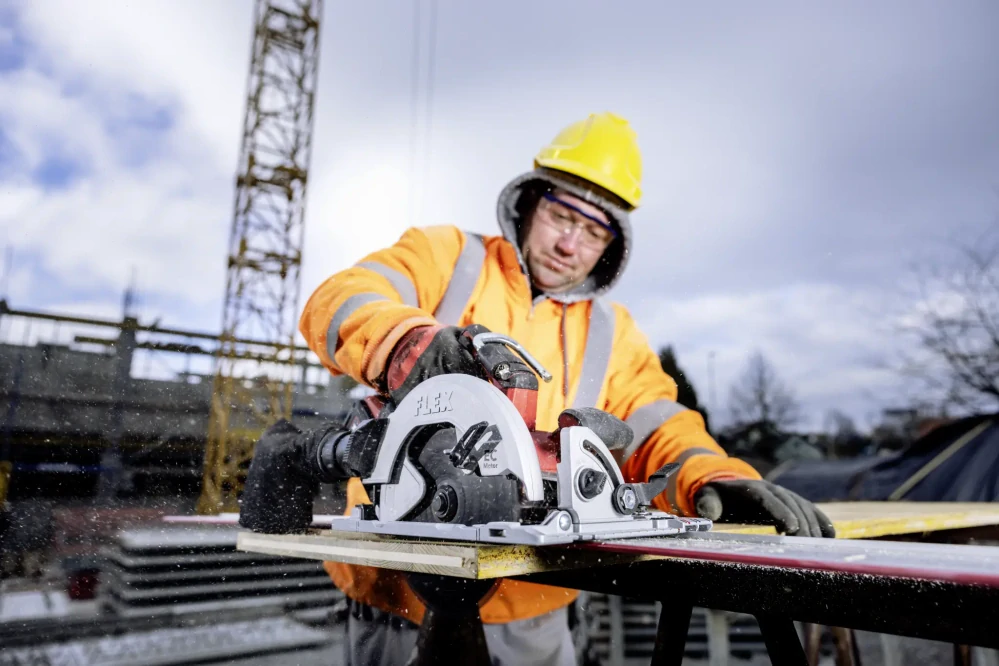 Aku-kotoučová pila se zápustným krytem 18 V, CS 68 18-EC, FLEX