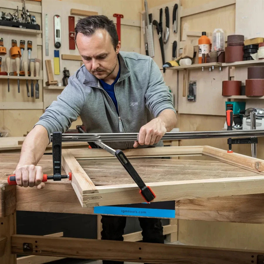 Šroubová svěrka - 600 x 120mm, MO-SS6012, IGM