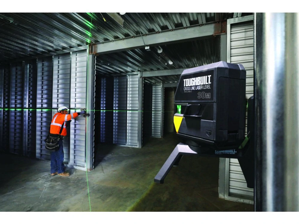 Křížový laser 30m - zelený Toughbuilt