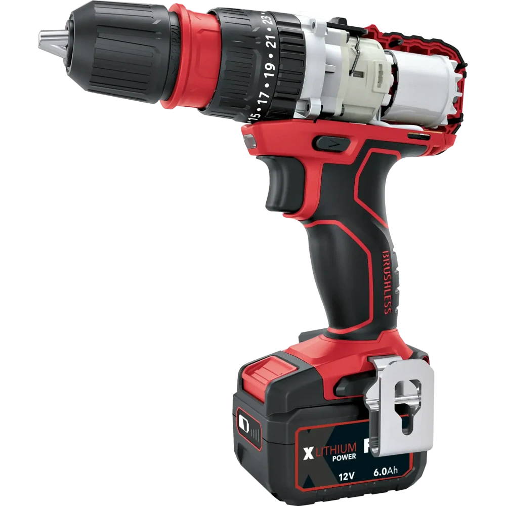 Aku-šroubovák s příklepem 12 V, 2-rychlostní, PD 2G 12-EC C, FLEX