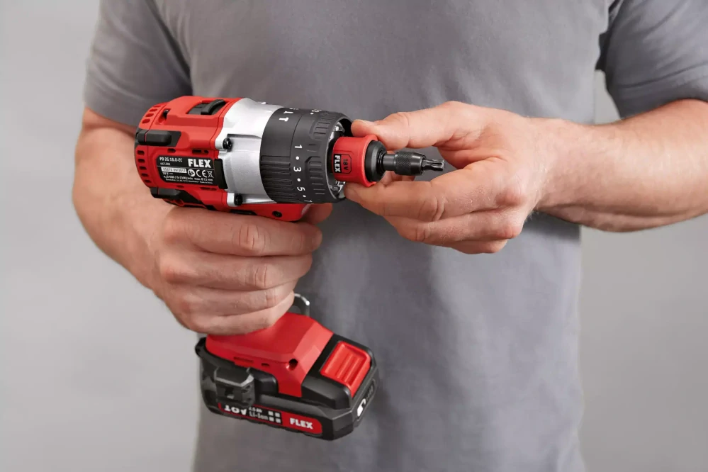 Aku-vrtací šroubovák 18,0 V, 2-rychlostní, PD 2G 18.0-EC C, FLEX