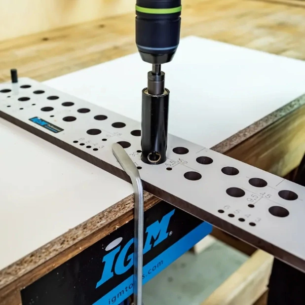 Vrtací šablona sada 900mm + ZDARMA 100ks kolíků 8x35, FKP900, IGM 