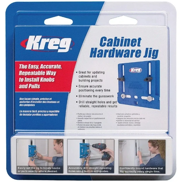 Šablona na vrtání úchytek a madel, KHI-PULL-INT, Kreg