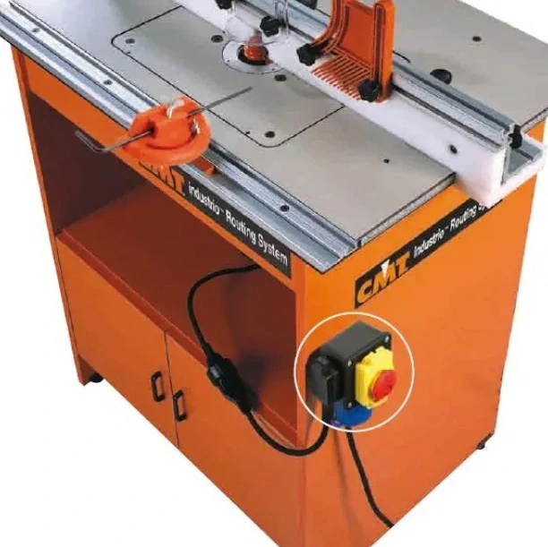 Bezpečnostní elektrický stop vypínač 230V pro frézovací stolky, FRT2-997, IGM 