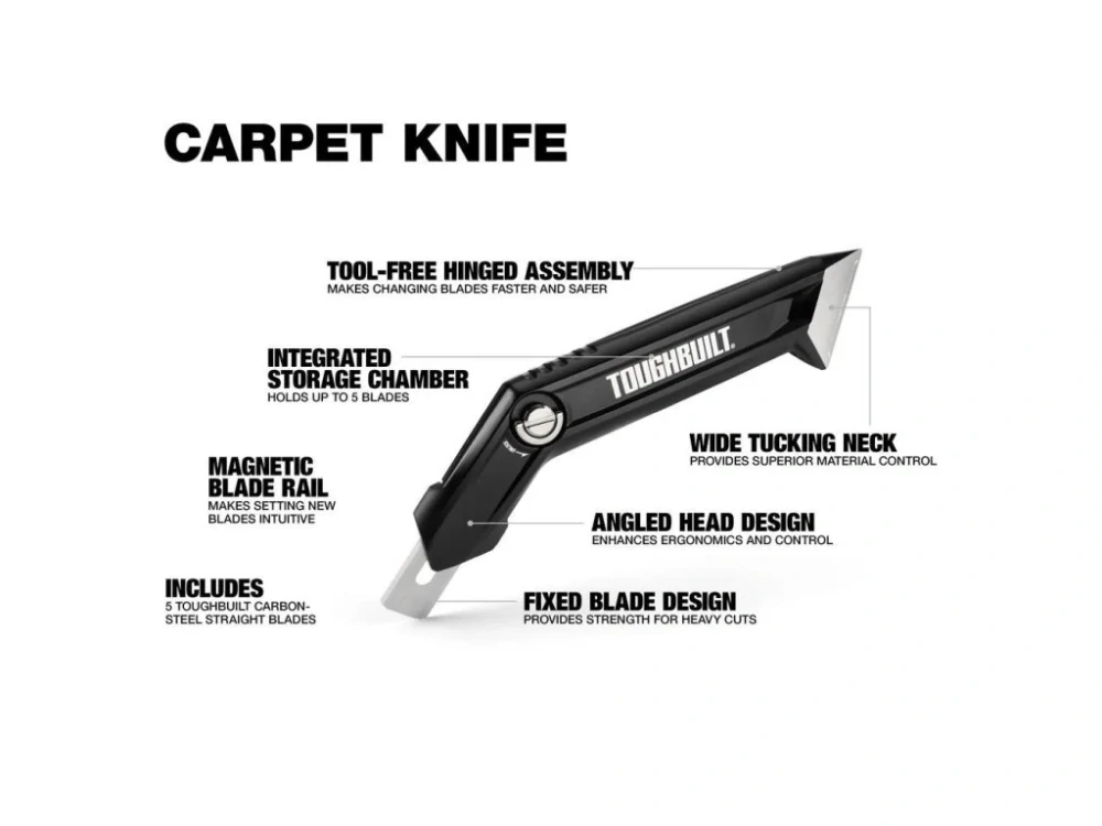 Nůž na koberce s pevnou čepelí, TB-H4-11-CK, Toughbuilt