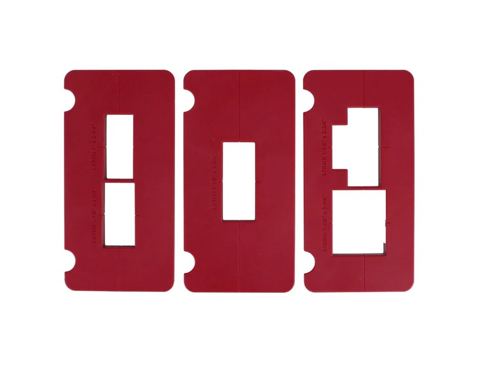 HingeJigPLUS™ – šablona na panty, zámky a protiplechy dveří i rámu, Milescraft, M1229