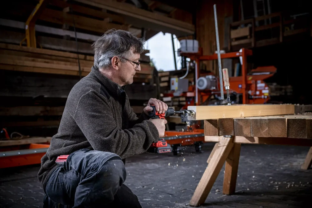 Aku-vrtací šroubovák 18 V, 2-rychlostní, PD 2G 18.0-EC LD/2.5 Set, FLEX