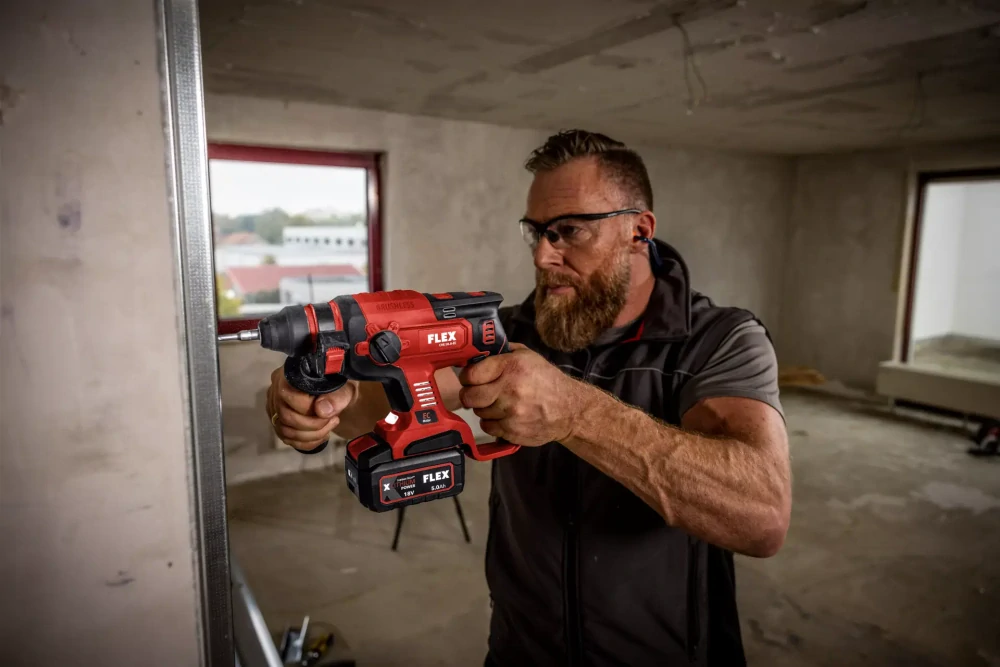 Kombinované aku-vrtací kladivo 18,0 V, CHE 18.0-EC, FLEX