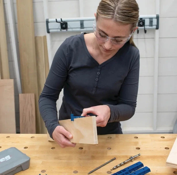 Vrták pro skryté spoje s nastavitelným dorazem, KPHA308-INT, Kreg 